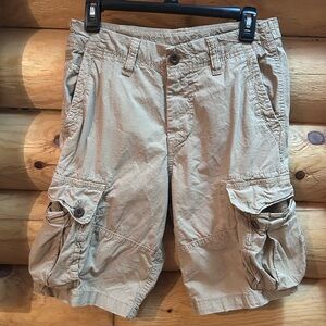 American Eagle Tan Cargo Shorts